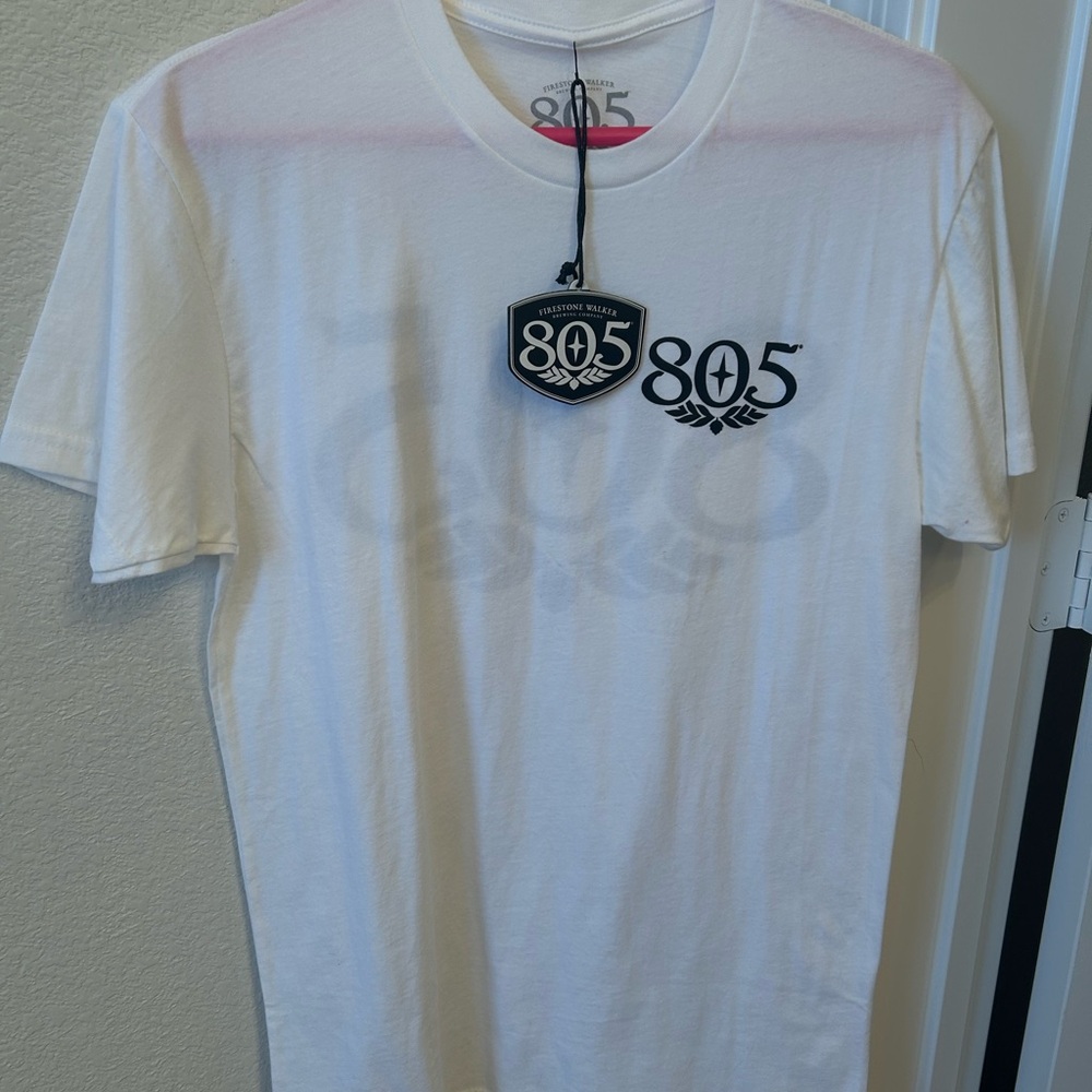 FIRESTONE WALKER White Short Sleeve Men's Tee